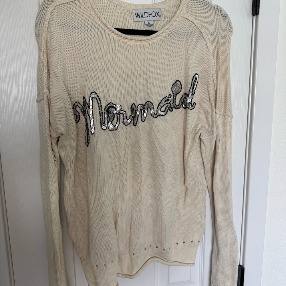 Wildfox Beige Knit Sweater